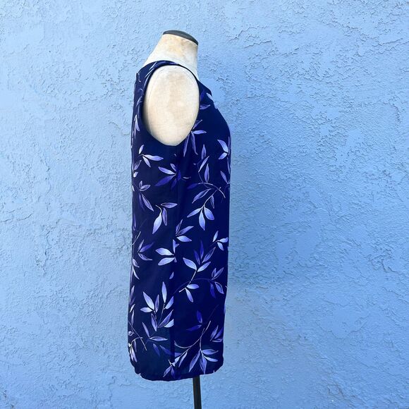 90s Floral Purple Dress Size Medium Shift Festival Grunge - Picture 7 of 10